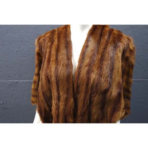 VTG Real Fox Fur Stole | Unmarked - Picture 2 of 4